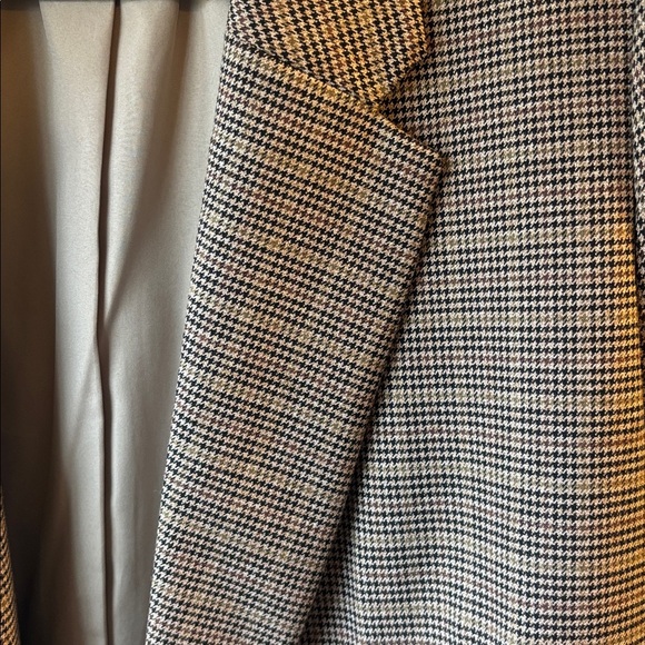 H&M Tan Houndstooth Blazer | Small - Picture 5 of 5